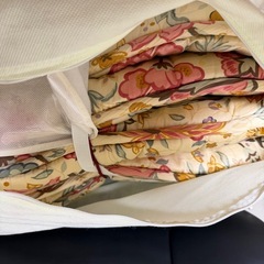 西川  羽毛敷き布団＋おまけカバー2つの画像