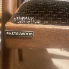 ラタンファブリックチェアの画像