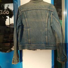 🚩12/25(水)まで価格【US古着・80s・ハイダメージ😅】MS Lee デニムジャケット 11/12 ヴィンテージ 赤タグの画像