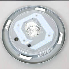 ss8176　日立 LEDシーリングライト LEC-AA08TAZ ～8畳 リモコン付き HITACHI 丸型 天井照明 LEDライト シンプル 調光 洋風 単色タイプ シーリングライト 中古の画像