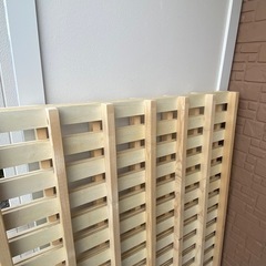 本日か明日お引き取り可能な方！ダブルベッドフレーム！きれいです！きれいです！　　　　　　の画像