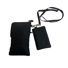 プラダ PRADA ポーチ リナイロン Re-Nylon ネックポーチ ショルダー 三角ロゴ 2TT091 ブラックの画像