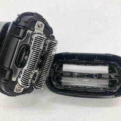 ss8180　パナソニック メンズシェーバー ES-L320W 3枚刃 ブラック Panasonic 充電式 電気シェーバ ラムダッシュ 黒 水洗いOK ウォッシャブル コードレス ひげ剃り シェーバー 中古の画像