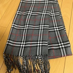 チェック　マフラー　ショールの画像