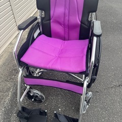 ❮ 未使用品❯軽量折りたたみ自走式車椅子(ﾟ∀ﾟ)の画像
