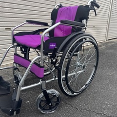 ❮ 未使用品❯軽量折りたたみ自走式車椅子(ﾟ∀ﾟ)の画像