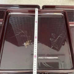 木製漆器　輪島塗り　 懐石道具 漆芸 御膳　20枚セット　木箱なしの画像