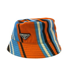 プラダ PRADA その他帽子 プリントドリル マルチカラーの画像