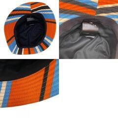 プラダ PRADA その他帽子 プリントドリル マルチカラーの画像