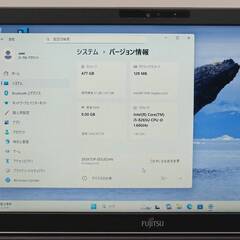 第8世代 i5 美品★ 15.6 富士通 ノートPC LIFEBOOK A579/BX Core i5-8265U windows11 pro 8GB SSD512GB  カメラあり オフィス (C377)の画像