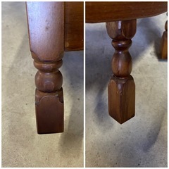 サイドテーブル 花台　昭和レトロ　高さ60cmの画像