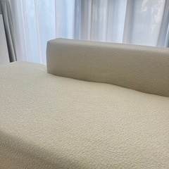 Francfranc メーネソファ　R(ホワイト)の画像