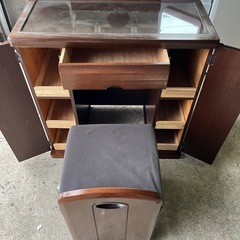 化粧台　大塚家具　美品　三面鏡　ドレッサーの画像