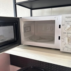 電子レンジ　ハイアールの画像