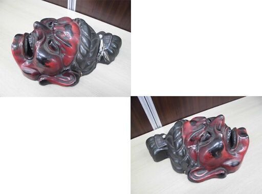 奈良県東大寺法華堂（三月堂）執金剛 仏面 仁王面 壁掛け 伝統工芸　工芸美術 苫小牧西店