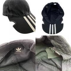 バレンシアガ BALENCIAGA キャップ Balenciaga × adidasコラボ ベースボールキャップ アディダス 3本 ストライプ 712160 ホワイトの画像