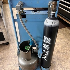 カミマル KS運搬車 KSパンダ型  ガス 溶接　溶断 セット パンダ 酸素 アセチレン 動作未確認 【11106810】の画像