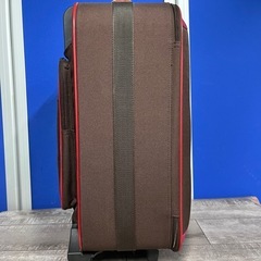 スーツケース　ブラウン/ピンク 2キャスターの画像