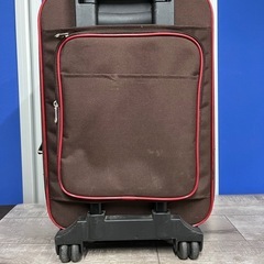 スーツケース　ブラウン/ピンク 2キャスターの画像