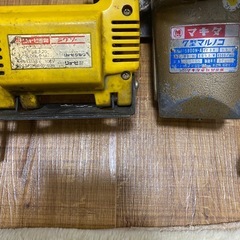 マキタの丸鋸リョービのジグソーの画像
