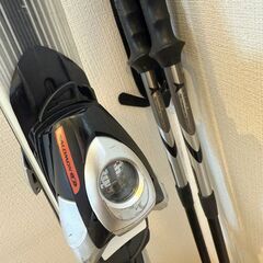 スキー板 160cm ブーツ ストック 手袋 ゴーグル 収納ケース 6点セットの画像