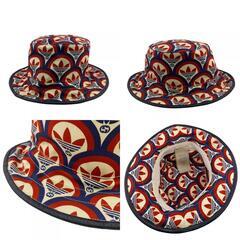 グッチ GUCCI ハット GUCCI×adidas GGキャンバストレフォイルバケットハット 696476 レッドの画像