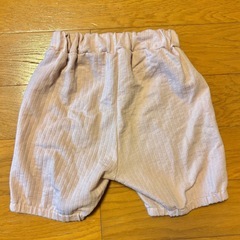 しまむら フリル付きポケット ピンクパンツ 90cmの画像