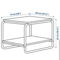 IKEA バッグボーダサイドテーブル中古品の画像