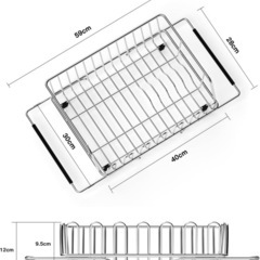 【新品】水切りラックの画像