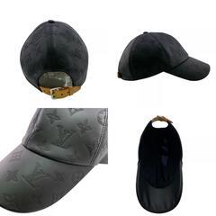 ルイヴィトン LOUIS VUITTON キャップ エンボスモノグラム M76581 ブラックの画像