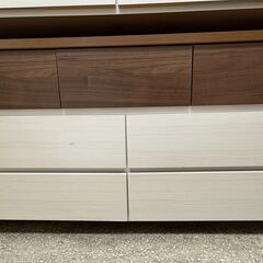 ★ 北欧調 ローチェスト 3段 収納 整理ダンス リビングチェスト 木目調 ★リサイクルショップ札幌 買取本舗 平岸店★の画像