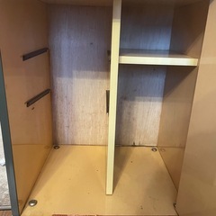 市松模様　猫脚　アンティーク　キャビネットの画像