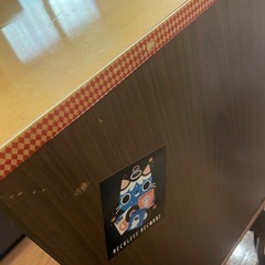 市松模様　猫脚　アンティーク　キャビネットの画像