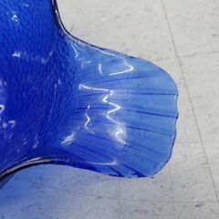 【恵庭】☆中古品☆アルコロック 魚 フィッシュ ブルーガラス レトロ ボウル PayPay支払いOK！の画像