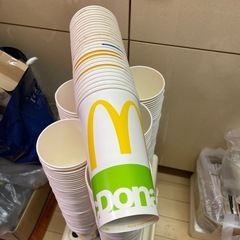 マクドの空カップの画像