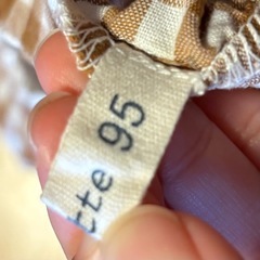 Biquette チェック パンツ 95の画像