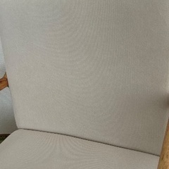 ナチュラルウッドソファの画像