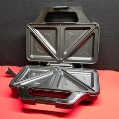 【リサイクルストアスターズ吉野店】【中古品】ホットサンド作りを楽しむ! ビッグサンドメーカー　HS-810　赤色の画像