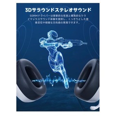 新品　ヘッドホン　ノイズキャンセリング　マイク付きの画像