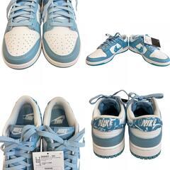 ナイキ NIKE 25.5 スニーカー DUNK LOW ESS タグ付き ペイズリー DH4401-101 ブルーの画像