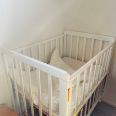 ベビーベッド&布団セット　60×90の画像