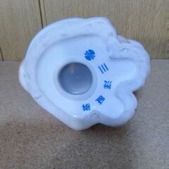 貯金箱　三洋証券　犬　セントバーナード　陶器　未使用　ノベルティー　箱無し　稀少価値　レトロ　の画像