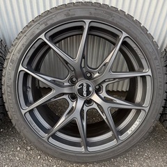 RAYS VERSUS 19×8.5J +34 PCD112 4本 ミシュラン付 美品 BMW G20で使ってました　輸入車全般おすすめ　225/40R19 の画像