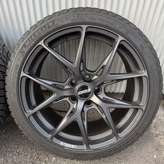 RAYS VERSUS 19×8.5J +34 PCD112 4本 ミシュラン付 美品 BMW G20で使ってました　輸入車全般おすすめ　225/40R19 の画像