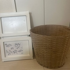 植木鉢　洗濯カゴ　物入れにの画像