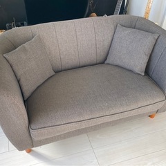 【引取先決定】NOCE コンパクトソファ グレーの画像