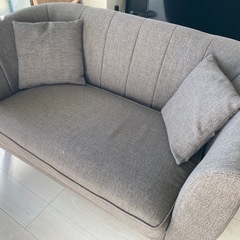 【引取先決定】NOCE コンパクトソファ グレーの画像