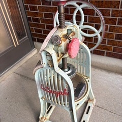 初雪　かき氷機　レトロ　昭和の画像