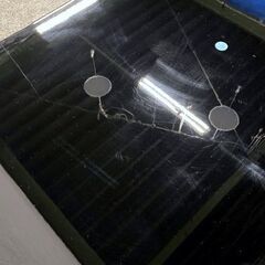 シギヤマ ローボード リベロ 幅180 ハーフミラーガラス ブラック コンセント リビング インテリア テレビ台 中古家具 店頭引取歓迎 R10251の画像