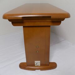 ニトリ　無垢天然木　ベンチ　腰掛　踏み台　スツール　経年品　【非対面取引です】の画像